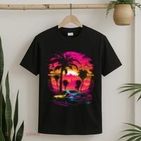 Retrowave Synthwave Aesthetic Sports Car 80s 90s T-Shirt thumb 2