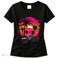Retrowave Synthwave Aesthetic Sports Car 80s 90s Women's T-Shirt thumb 0