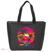 Retrowave Synthwave Aesthetic Sports Car 80s 90s Tote Bag thumb 0