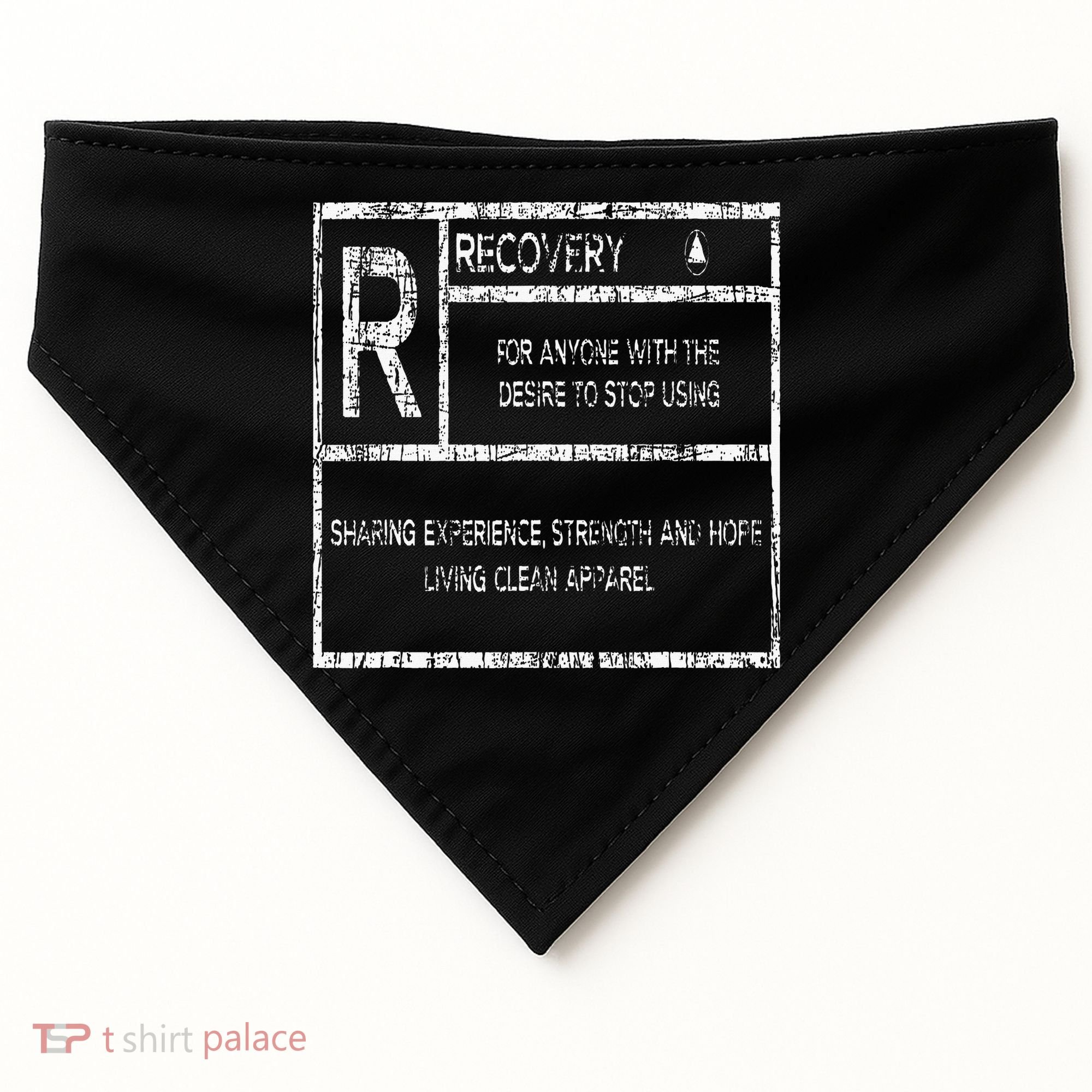 Recovery Sobriety Anniversary Sober Aa Na USA-Made Doggie Bandana