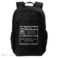 Recovery Sobriety Anniversary Sober Aa Na Backpack thumb 0
