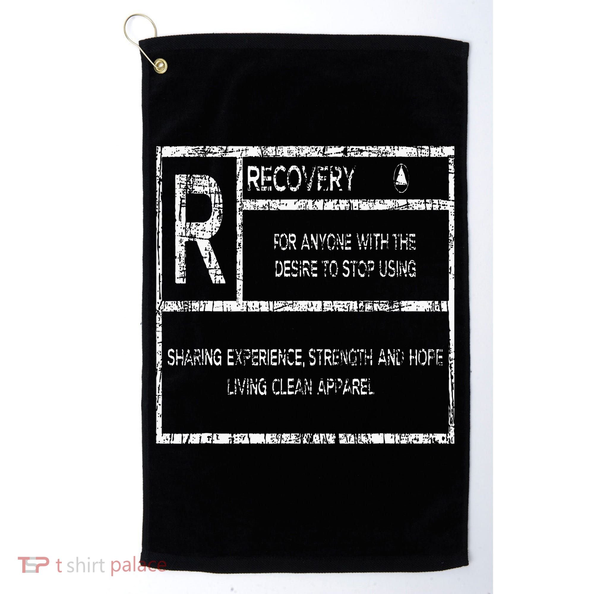 Recovery Sobriety Anniversary Sober Aa Na Golf Towel