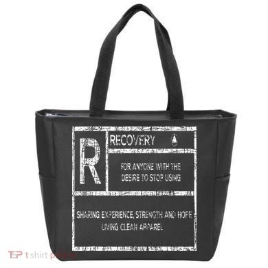 Recovery Sobriety Anniversary Sober Aa Na Tote Bag
