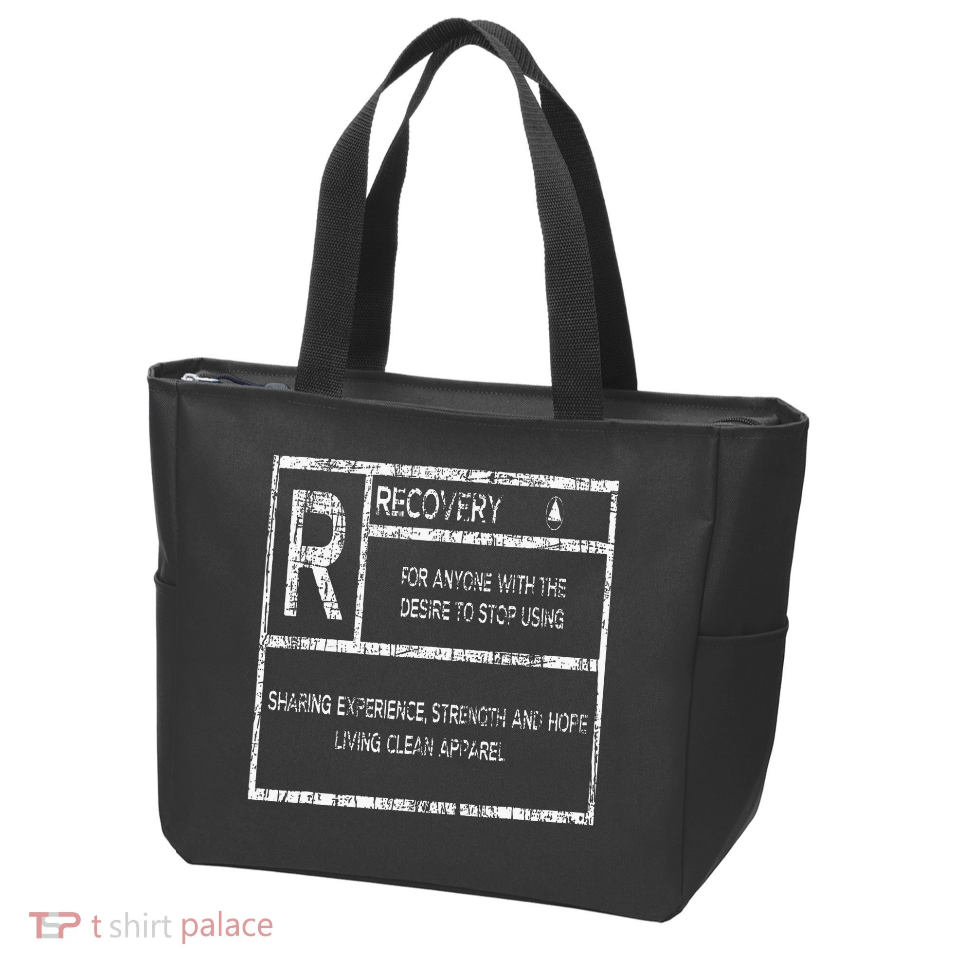 Recovery Sobriety Anniversary Sober Aa Na Tote Bag