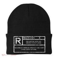 Recovery Sobriety Anniversary Sober AA NA Beanie thumb 0