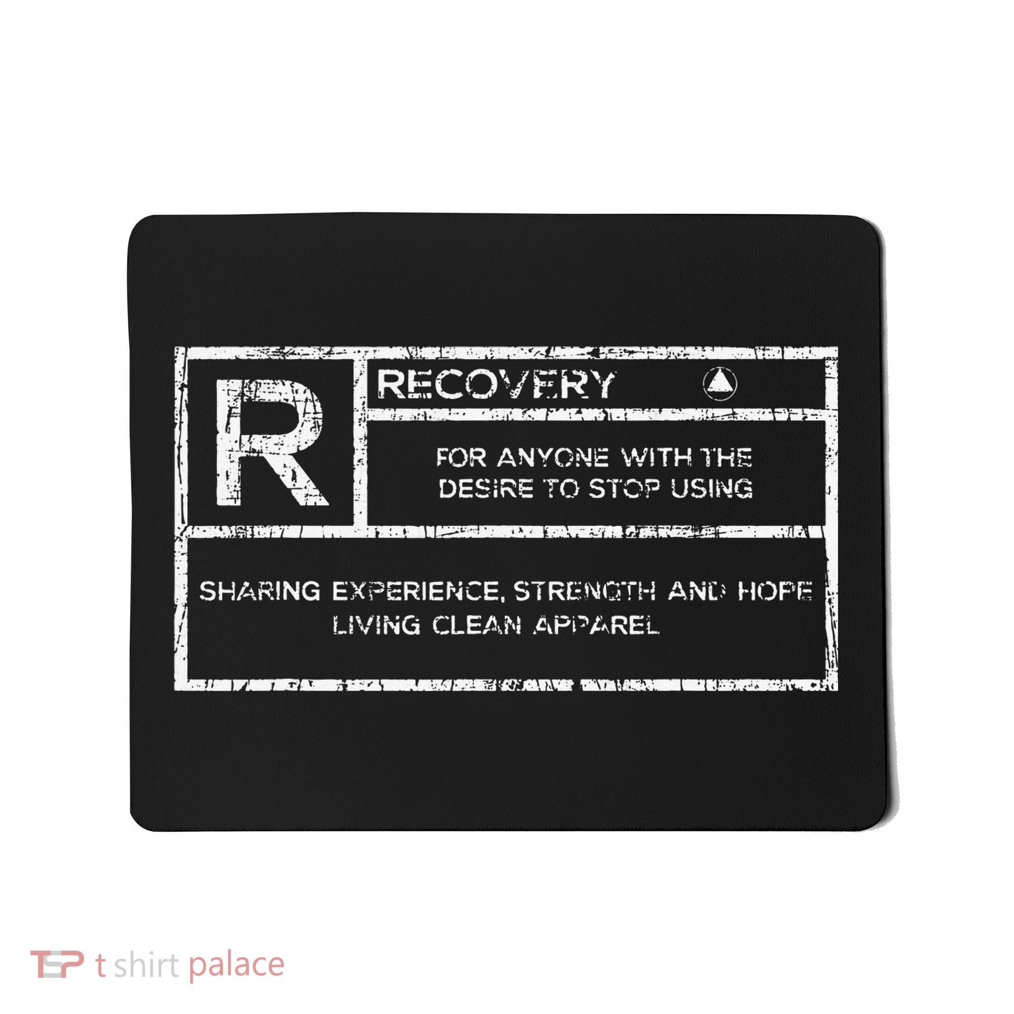 Recovery Sobriety Anniversary Sober AA NA Mousepad