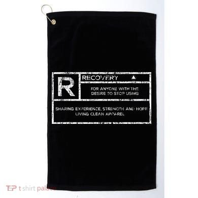Recovery Sobriety Anniversary Sober AA NA Golf Towel