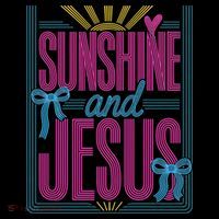 Retro Sunshine And Jesus Faith Striped Summer Coffee Mug thumb 5