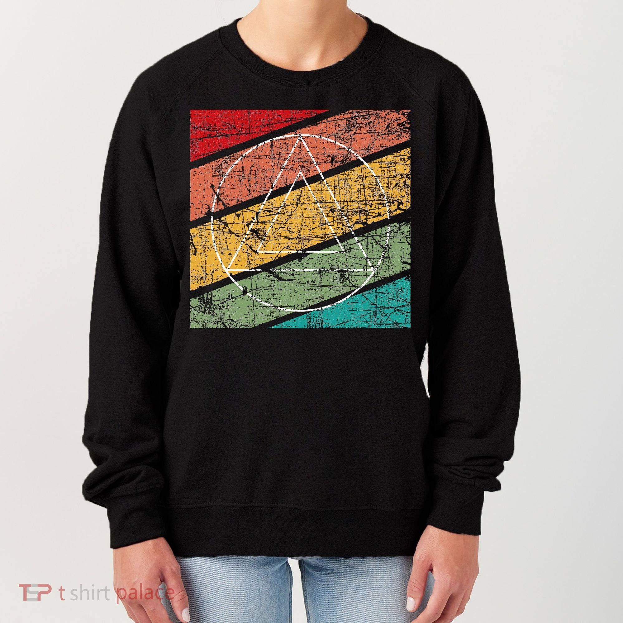 Retro Sobriety Anniversary Sober Aa Na Recovery Women's Sweatshirt