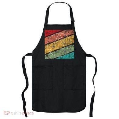 Retro Sobriety Anniversary Sober Aa Na Recovery Apron