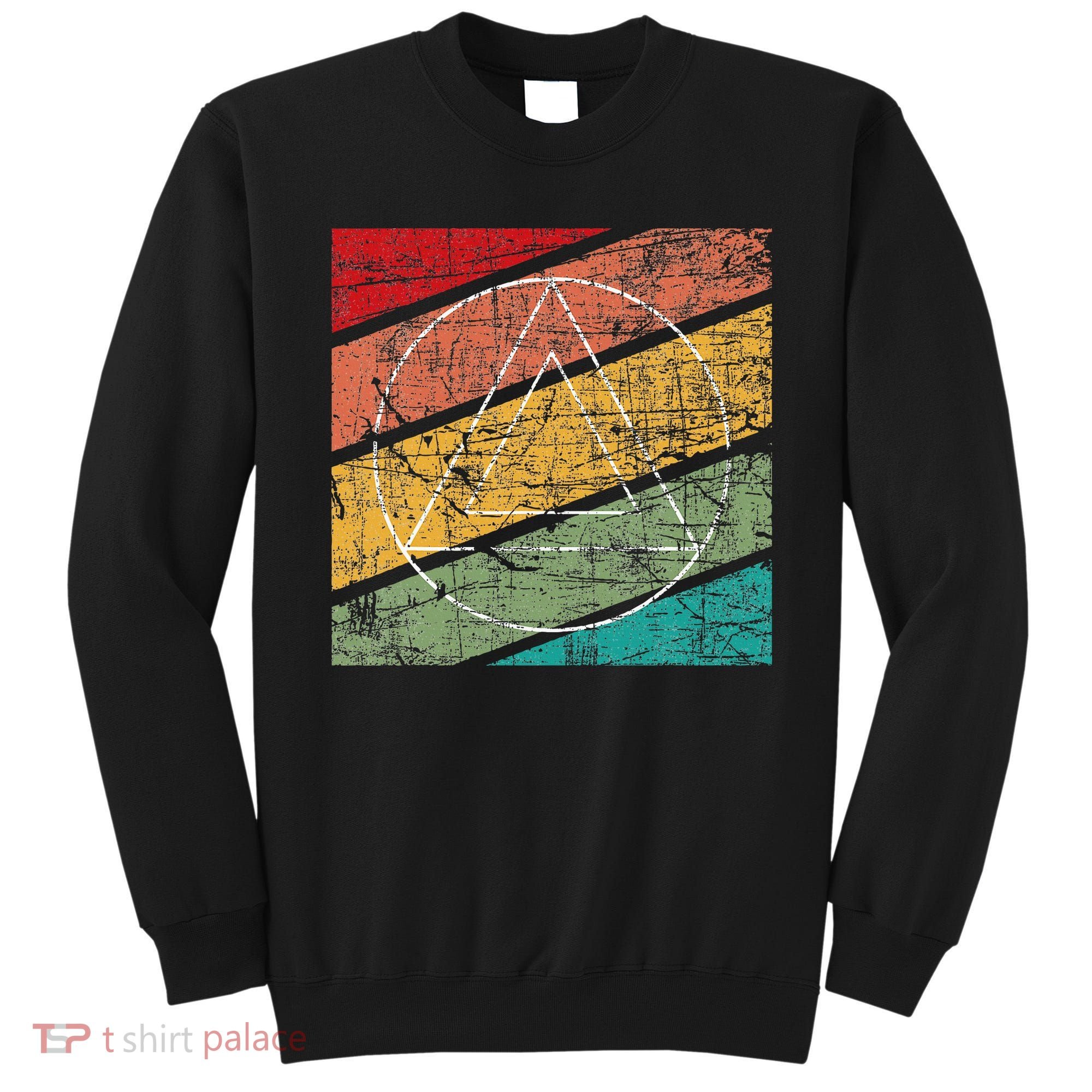 Retro Sobriety Anniversary Sober Aa Na Recovery Sweatshirt