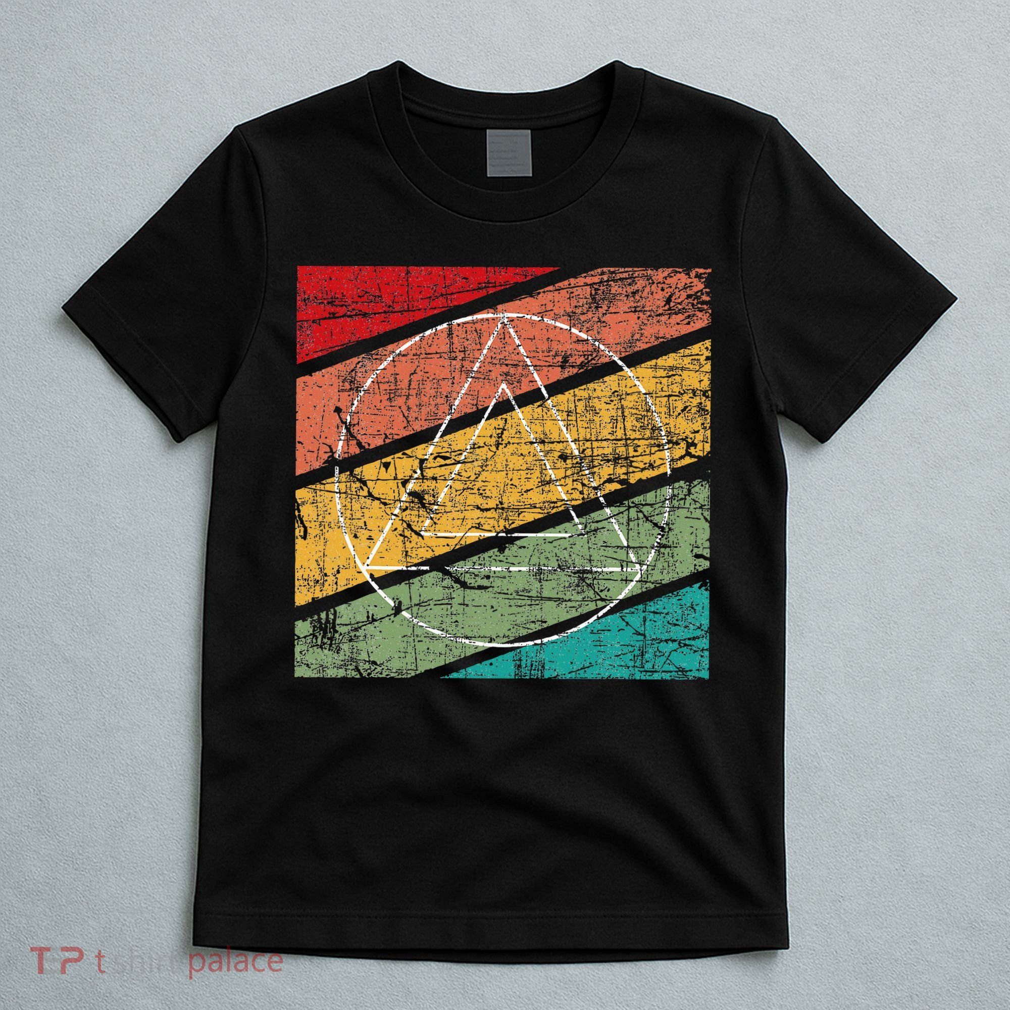 Retro Sobriety Anniversary Sober Aa Na Recovery T-Shirt