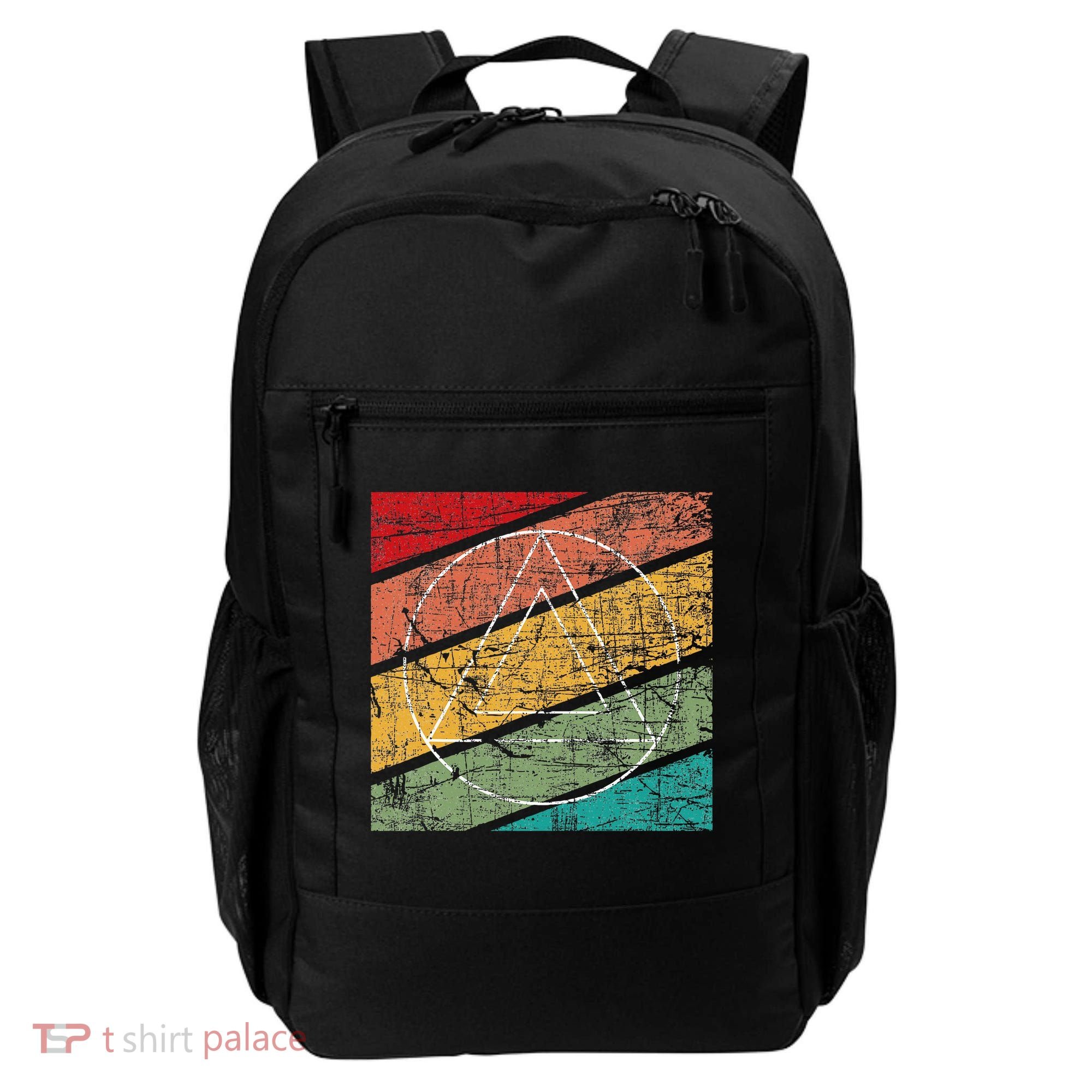 Retro Sobriety Anniversary Sober Aa Na Recovery Backpack