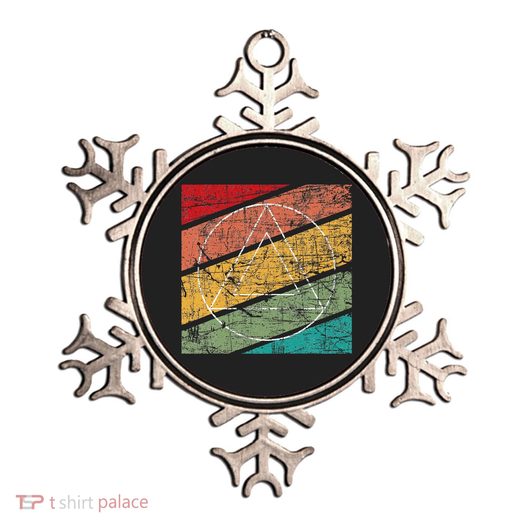 Retro Sobriety Anniversary Sober Aa Na Recovery Ornament