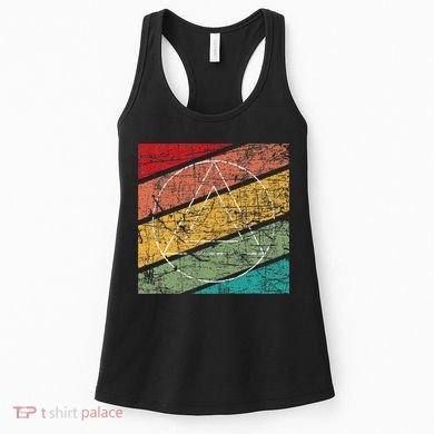 Retro Sobriety Anniversary Sober Aa Na Recovery Women's Tank Top