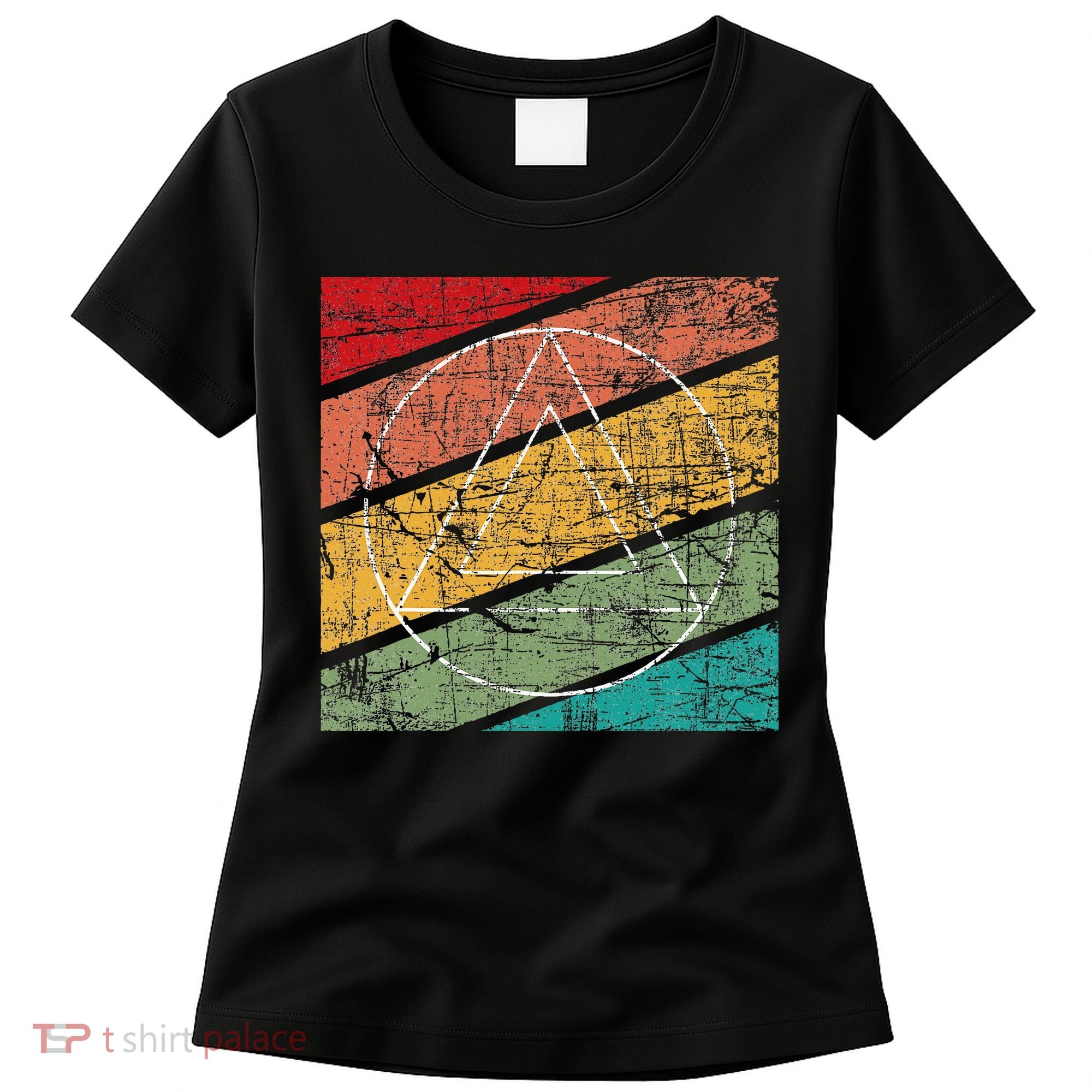 Retro Sobriety Anniversary Sober Aa Na Recovery Women's T-Shirt