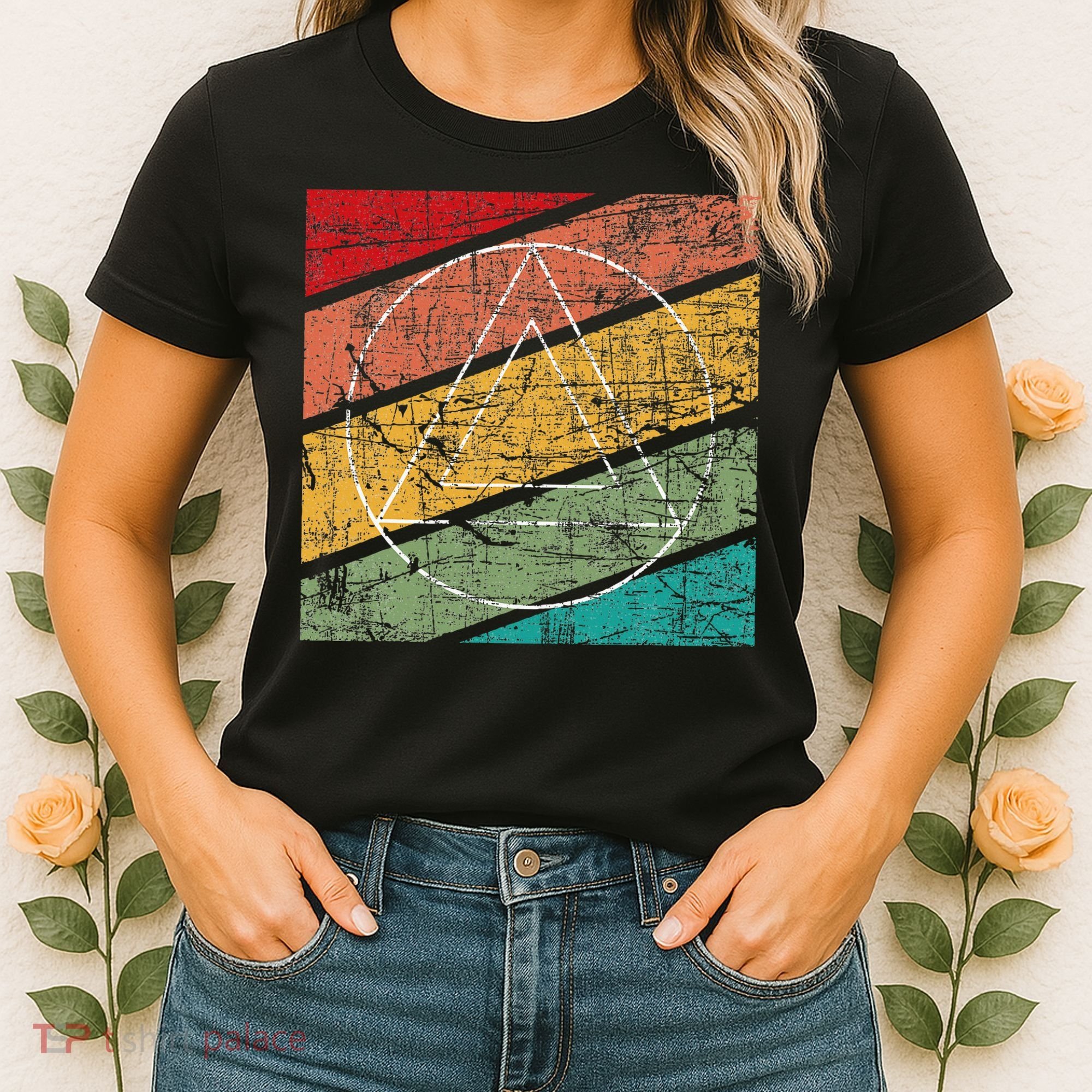 Retro Sobriety Anniversary Sober Aa Na Recovery Women's T-Shirt