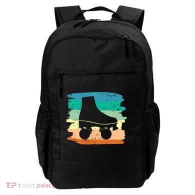 Roller Skating Art 80s Roller Derby Rollerskate Backpack