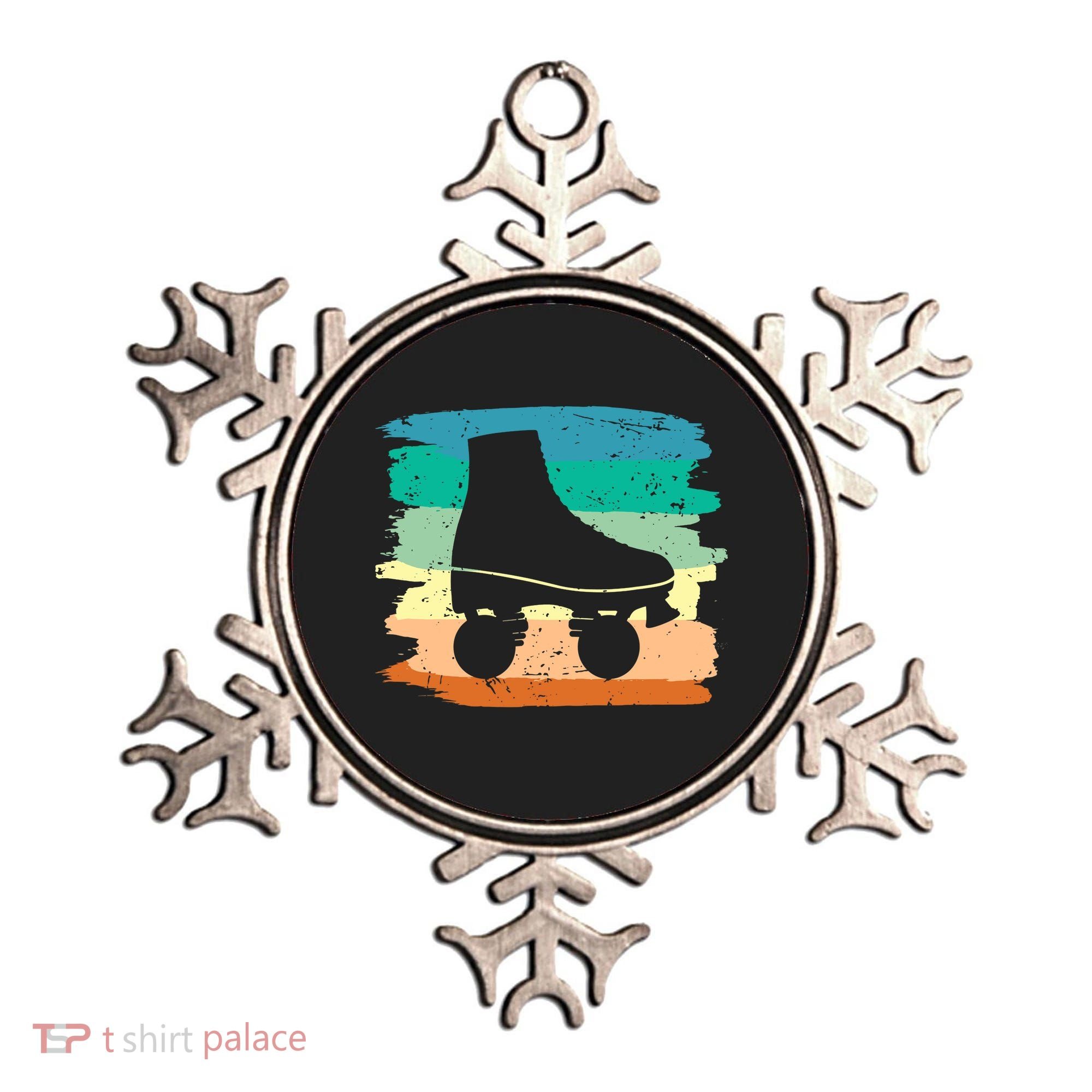 Roller Skating Art 80s Roller Derby Rollerskate Ornament