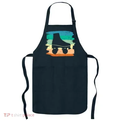 Roller Skating Art 80s Roller Derby Rollerskate Apron