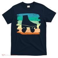 Roller Skating Art 80s Roller Derby Rollerskate T-Shirt thumb 0