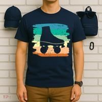Roller Skating Art 80s Roller Derby Rollerskate T-Shirt thumb 6