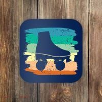 Roller Skating Art 80s Roller Derby Rollerskate Coaster thumb 0