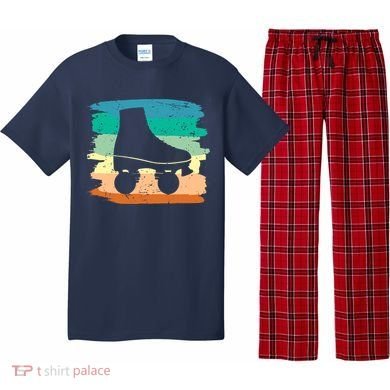 Roller Skating Art 80s Roller Derby Rollerskate Pajama Set