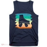 Roller Skating Art 80s Roller Derby Rollerskate Tank Top thumb 0