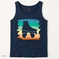 Roller Skating Art 80s Roller Derby Rollerskate Tank Top thumb 2