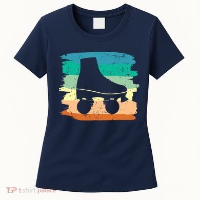 Roller Skating Art 80s Roller Derby Rollerskate Women's T-Shirt