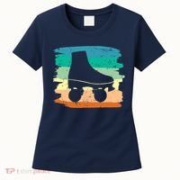 Roller Skating Art 80s Roller Derby Rollerskate Women's T-Shirt thumb 0