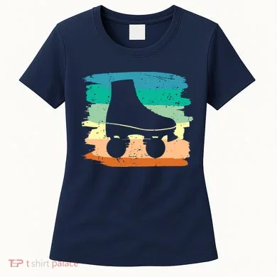 Roller Skating Art 80s Roller Derby Rollerskate Women's T-Shirt