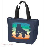 Roller Skating Art 80s Roller Derby Rollerskate Tote Bag thumb 3
