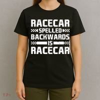 Racecar Spelled Backwards Is Racecar T-Shirt thumb 4