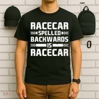 Racecar Spelled Backwards Is Racecar T-Shirt thumb 6