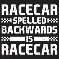 Racecar Spelled Backwards Is Racecar Beanie thumb 2