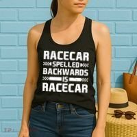 Racecar Spelled Backwards Is Racecar Women's Tank Top thumb 2