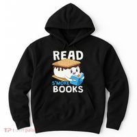 Read Smore Books Camping Bookworm Cute Librarian Smores Hoodie thumb 0