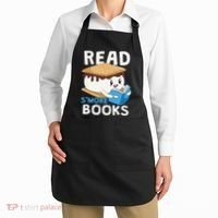 Read Smore Books Camping Bookworm Cute Librarian Smores Apron thumb 2