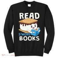Read Smore Books Camping Bookworm Cute Librarian Smores Sweatshirt thumb 0
