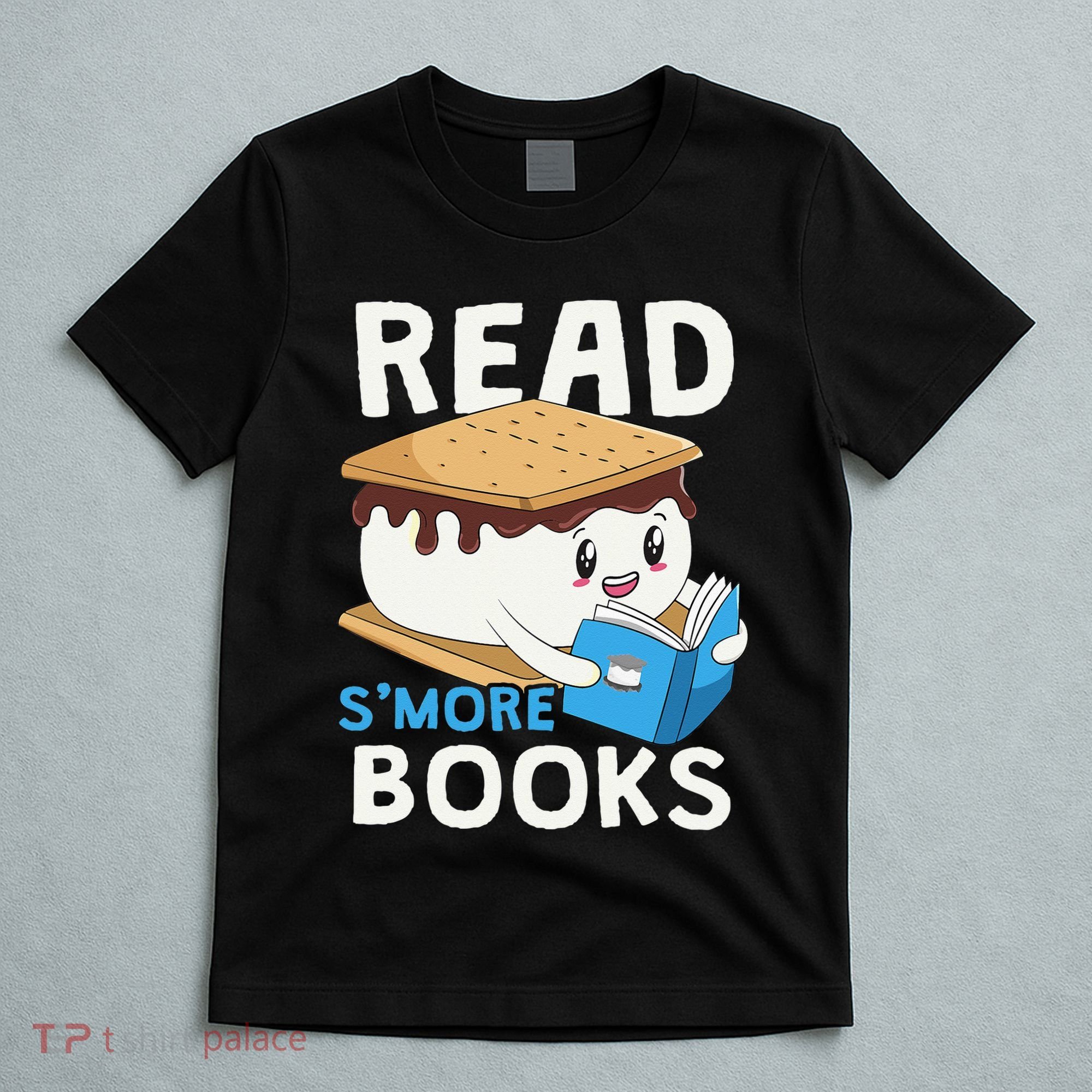 Read Smore Books Camping Bookworm Cute Librarian Smores T-Shirt