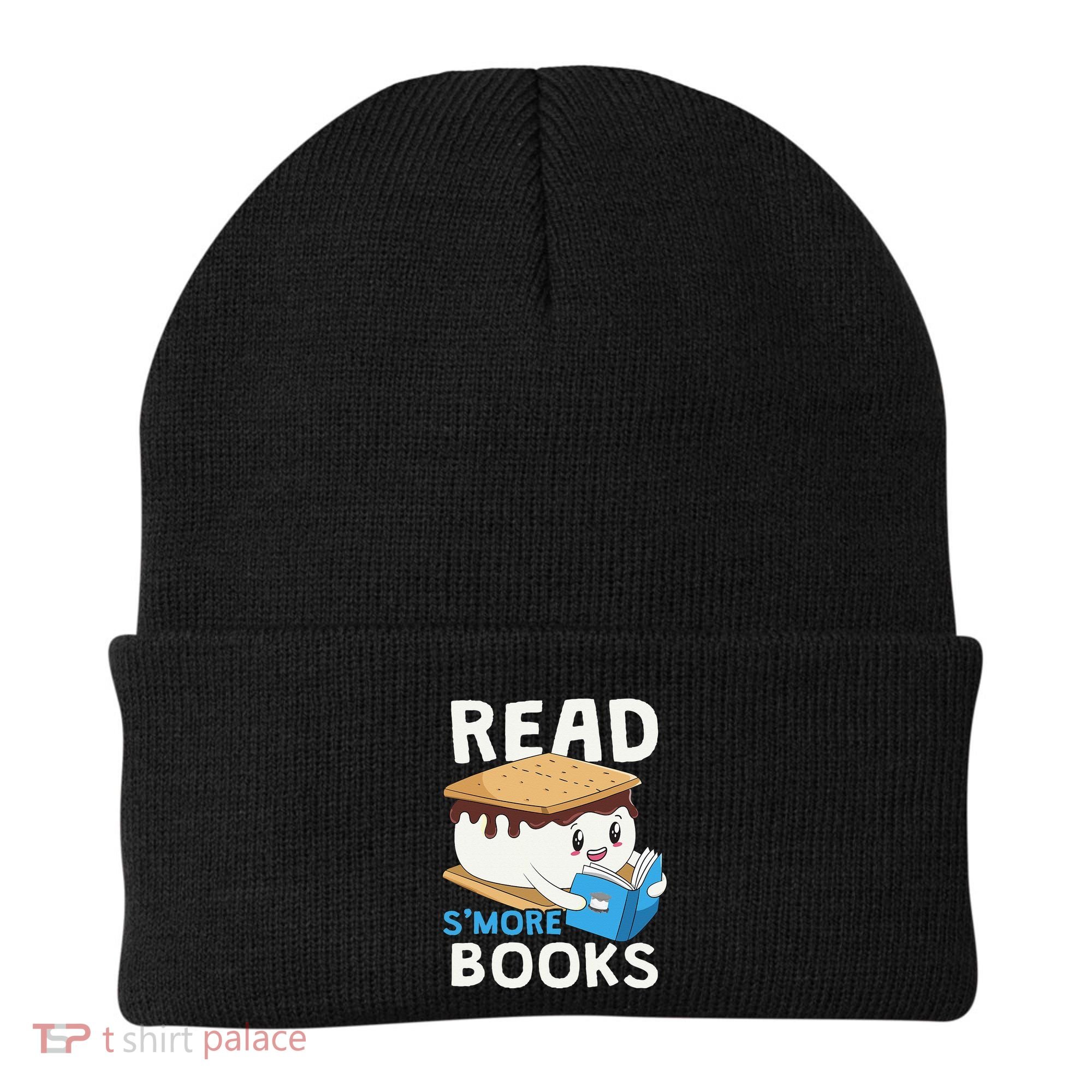Read Smore Books Camping Bookworm Cute Librarian Smores Beanie