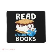 Read Smore Books Camping Bookworm Cute Librarian Smores Mousepad thumb 0