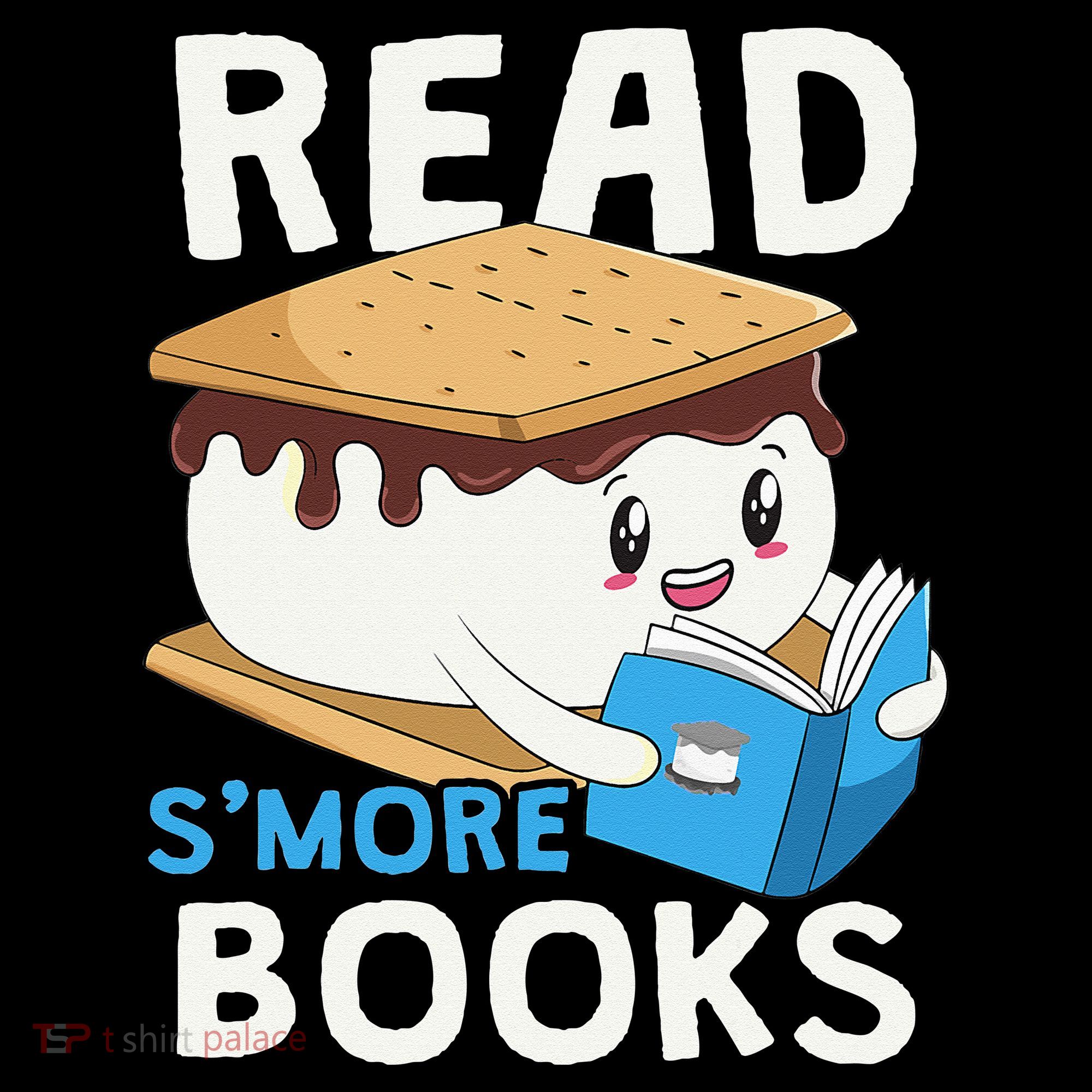 Read Smore Books Camping Bookworm Cute Librarian Smores Mousepad