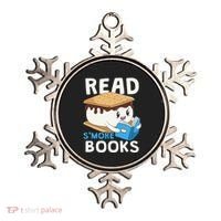 Read Smore Books Camping Bookworm Cute Librarian Smores Ornament thumb 0