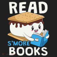 Read Smore Books Camping Bookworm Cute Librarian Smores Hat thumb 2