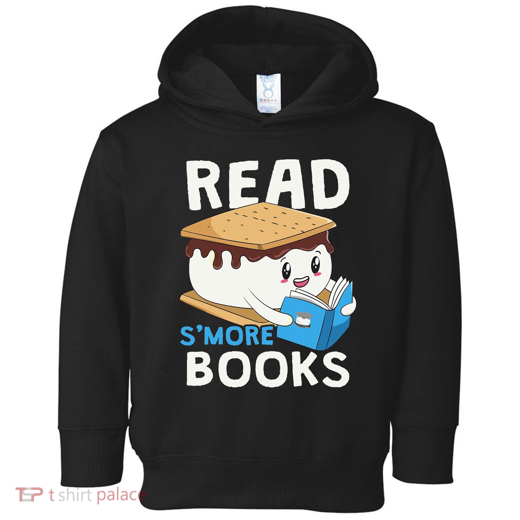 Read Smore Books Camping Bookworm Cute Librarian Smores Toddler Hoodie