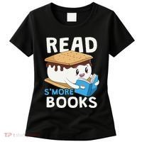 Read Smore Books Camping Bookworm Cute Librarian Smores Women's T-Shirt thumb 0