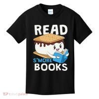 Read Smore Books Camping Bookworm Cute Librarian Smores Kids T-Shirt thumb 0
